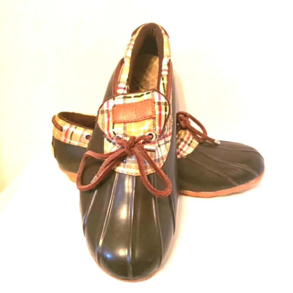 Sperry Duck Shoes Brown Size 7.5 Waterproof